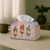 1pc of Decorative Watercolor Ramadan Tissue Box for Dining Napkins, Hanging Lantern Glow, a Home Tissue Box for Living Room Tables, And Car Tissue Box