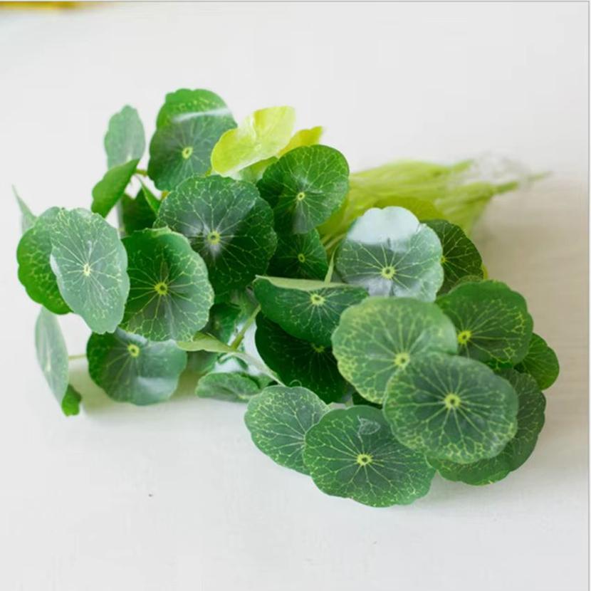 Artificial Plants Lotus Leaf Potting Material Festival Decor Household Products Garden Pool Aquatic Green Plants Bonsai Diy Gift