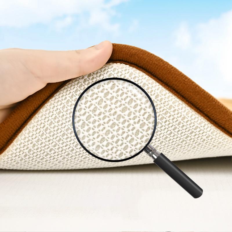 Leopard Bathroom Mat Plush Floor Rug Toilet Seat Cover U-Shaped Mat Dirt Resistant Quick Drying Entrance Door Mat Home Decor