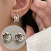 VENTFILLE 925 Sterling Silver Geometry Zircon Hoop Earring for Women Design Classic Office Jewelry Birthday Gift Dropshipping