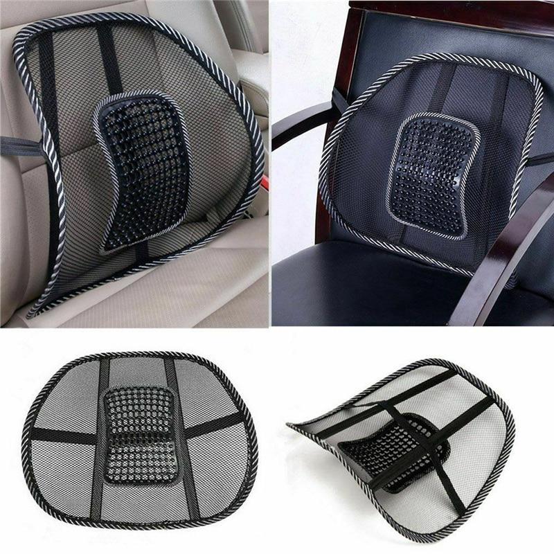 Cool Vent Kissen Mesh Rücken Lendenstütze Büro Zuhause Autositz Stuhl LKW Sitz