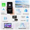 10 Inch 4K Dash Cam Car DVR Wireless Carplay & Android Auto GPS Navigation Video Recorder AUX Dashboard Camera Monitor BT 5G