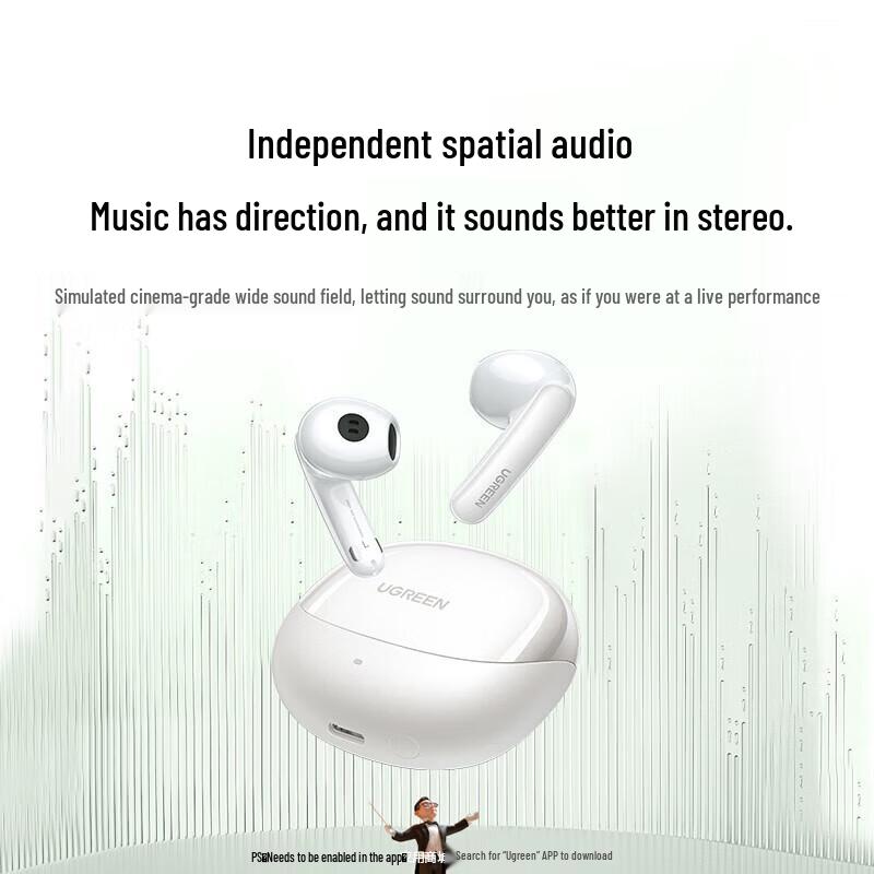 UGREEN HiTune H6 Pro Active Noise Cancelling Wireless Earbuds