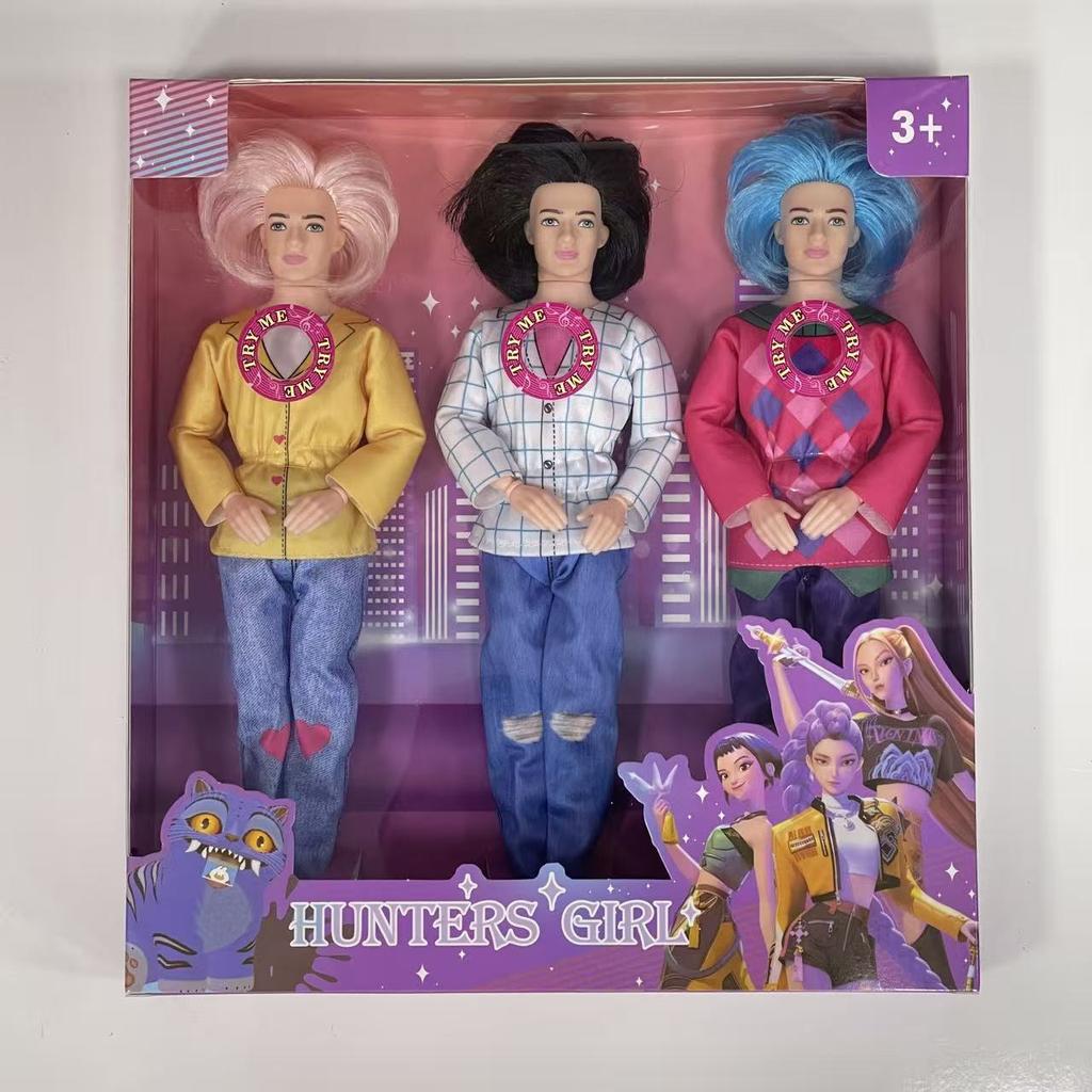 Musique Légère 11 Articulations 11,5 Pouces Solide Shaka Groupe de Garçons-K-POP Chasseuse de Sorcières Groupe de Filles Poupée Jouet