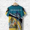 Bahamas Flag T-shirt For Men Clothing New Fashion Bahamian National Emblem 3D Print O Neck Tee Shirts Casual Sports Fitness Tops