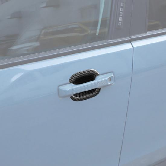 Carbon Exterior Door Handle Bowl Cover Trim Accessories For Ford Maverick 22-25