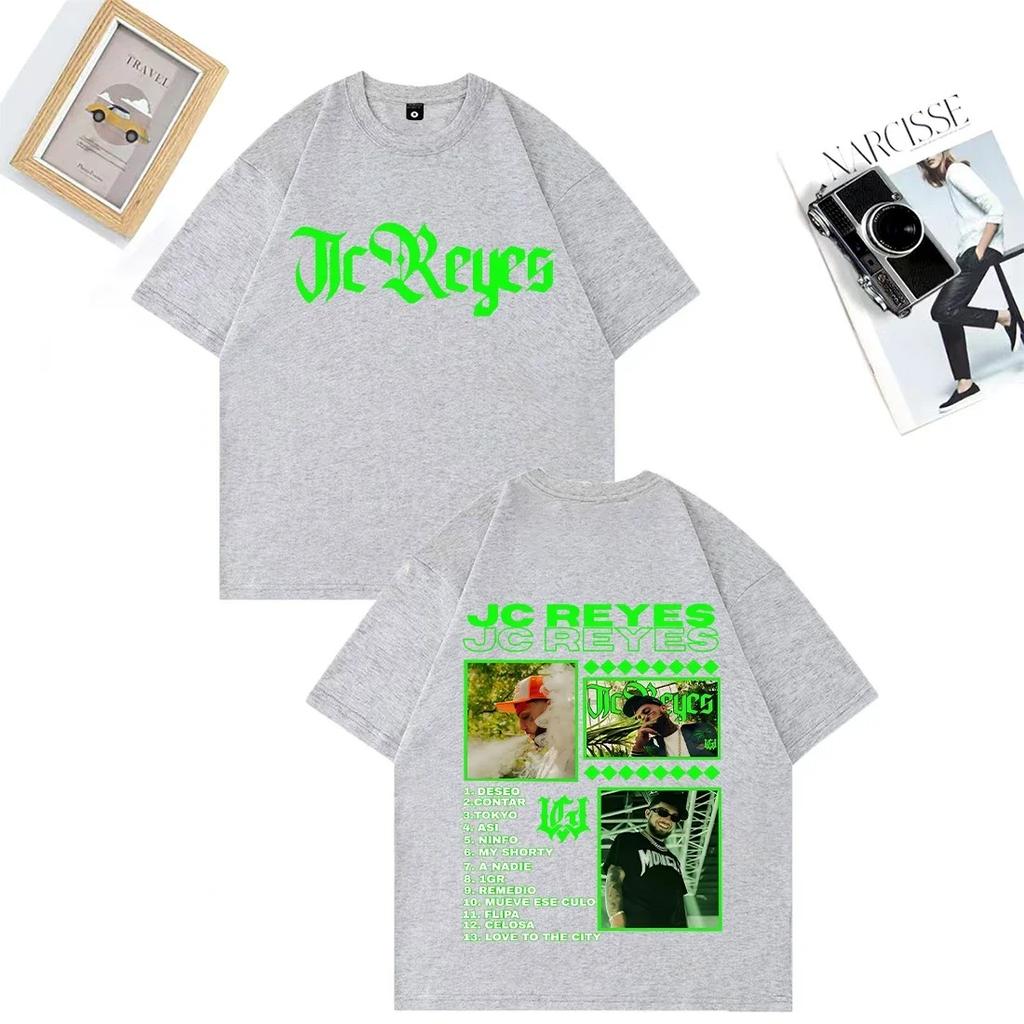 Rapper Jc Reyes Nacer De Nuevo Vintage T Shirt Men Women Hot Fashion Oversized 100% Cotton Clothing Short Sleeve Unisex T-shirts