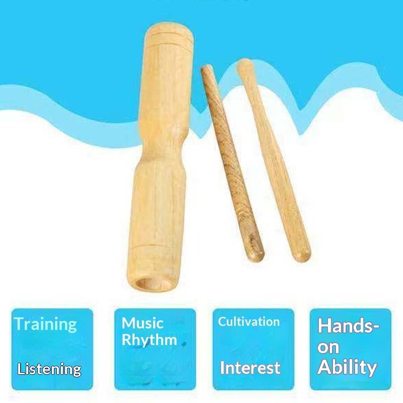 Children Musical Instruments Toys Wooden Percussion Instruments Preschool Educational Music Toy