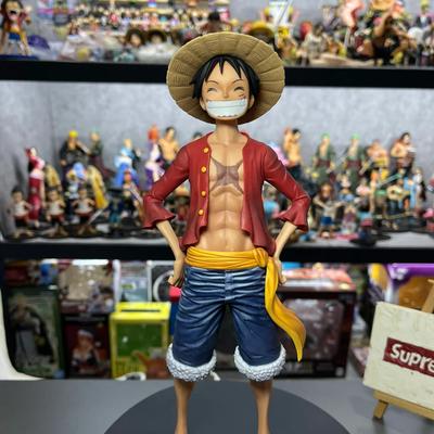 Neue 28cm One Piece Anime Figur Selbstbewusst Lachender Luffy Drei Formen Gesichtswechselnde Puppe Actionfigur Modell Spielzeug Geburtstagsgeschenke