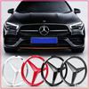 1 pezzo Emblema Distintivo Specchio Superficie Griglia Anteriore 3D Accessori Auto Per Mercedes Benz AMG Smart W205 W203 W206 W108 W124 W126 W140 W168