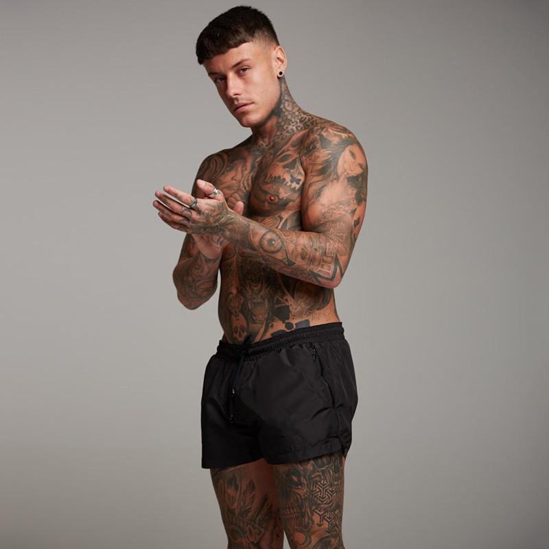 Men's Summer Fitness Running Shorts - Muscle Fit Sports Pants