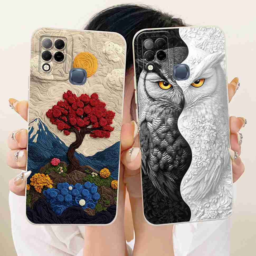 Θήκη για Infinix Hot 10s Μοντέρνο Ζωγραφισμένη Πεταλούδα Μαλακή Σιλικόνη Κάλυμμα Κινητού Για Infinix Hot10s Hot 10s X689B X689 Θήκες