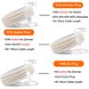 Dim Edilebilir Neon COB LED Şerit 220V Dimmer Anahtar Güç Kiti Süper Parlak 288LED/m Su Geçirmez Neon Doğrusal Aydınlatma 3000K 4000K 6000K
