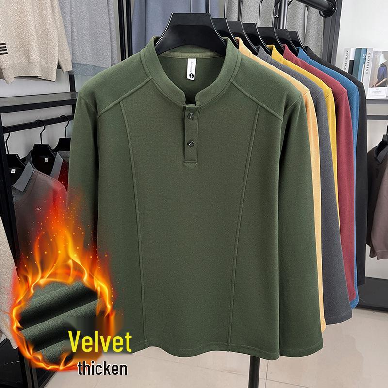 

Men s Winter Fashion Round Neck Casual Base Layer Top 170/L (115-130 Jin)