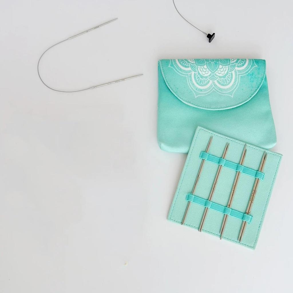 Mindful Collection 36341 Petite Midi Interchangeable Circular Knitting Needle Midi Size 8 Swivel Stainless for Knitting Hats and Accessories KnitPro