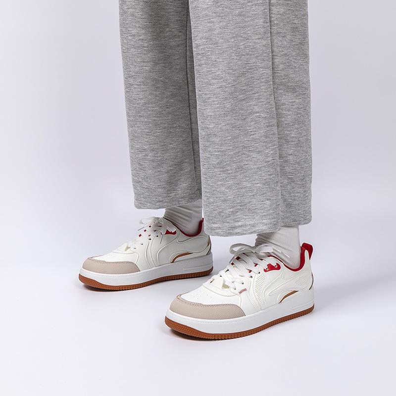 Global red and white thick baseplate shoes ZHQ-HY918 summer new popular shoes men's original niche white shoes