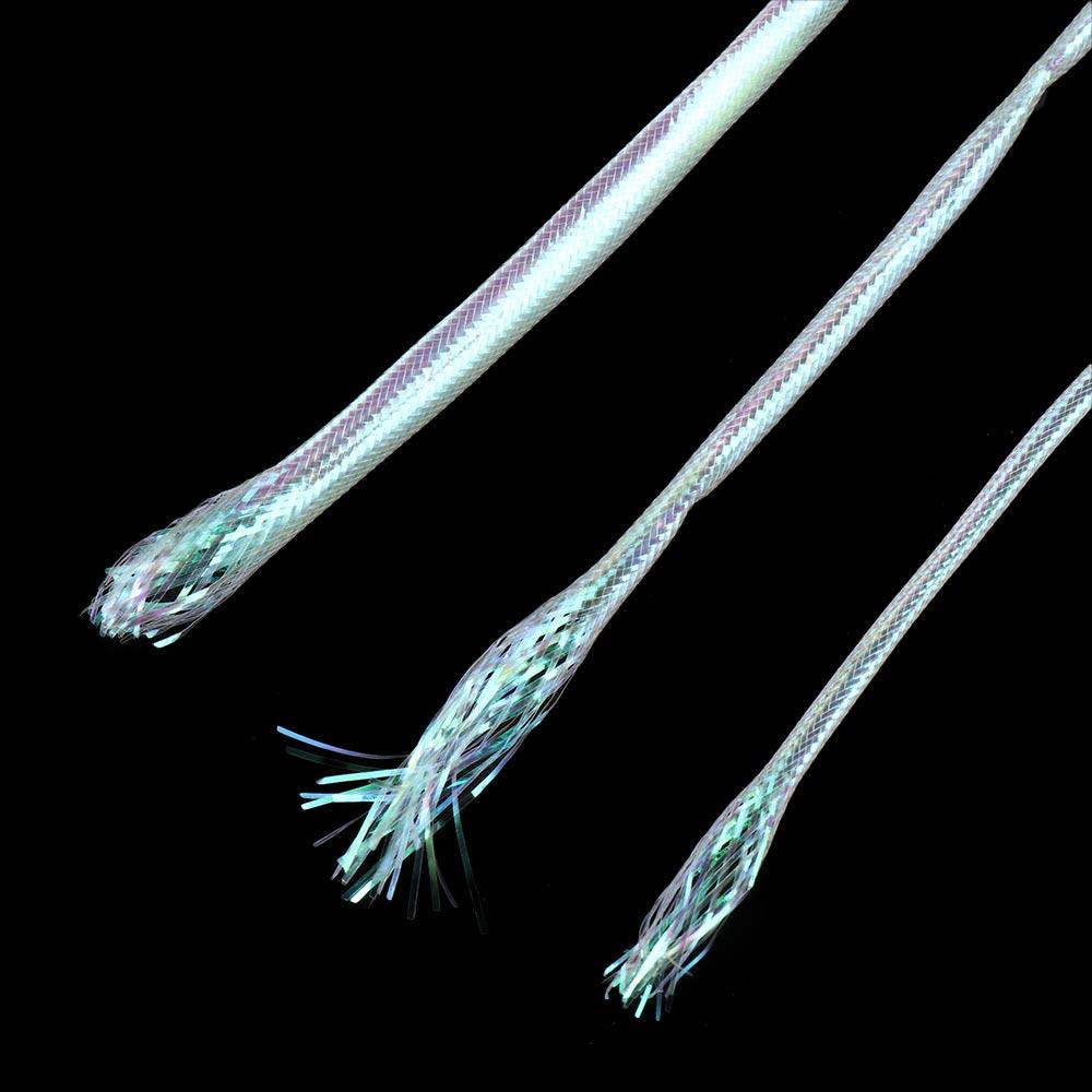 Bait 6mm 8mm Fishing Maylor Tube Fish Scale Body Tube Fly Pearl Maylor Tube Flash Braided Tubes