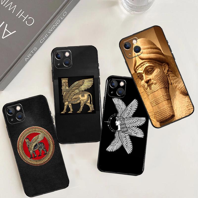 Lamassu Assyrian Winged Lion For Huawei Nova 12i 12s 7i 8i 11i 11 9 10 SE Y60 Y61 Y70 Y72 Y73 Y90 Y91 P30 P40 Lite Case