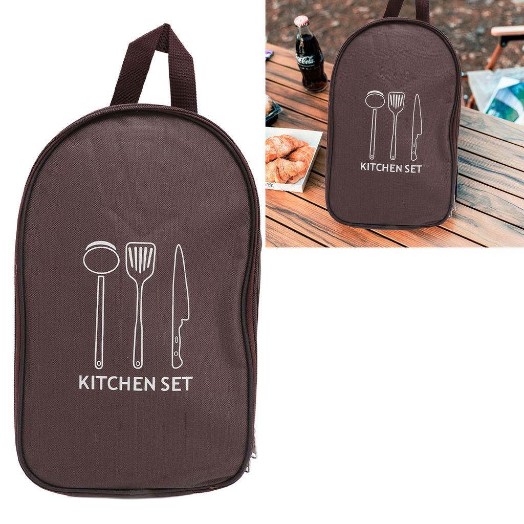 Camping Cookware Storage Bag Portable Camping Cooking Utensils Set Bag   for Outdoor