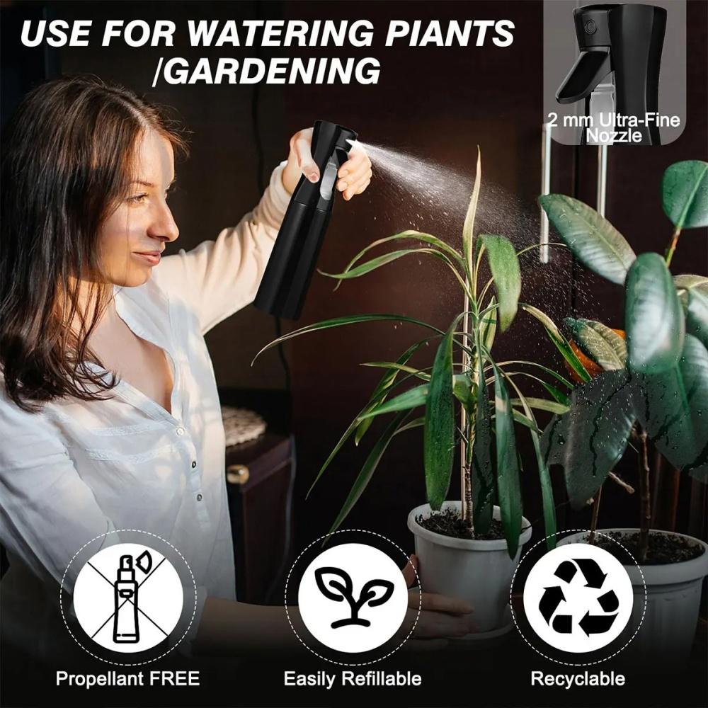 Reusable High-Pressure Spray Bottle Makeup Hairdressing Spray Bottle for Watering Plants Cleaning Home Kitchen Garden barbershop