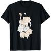 Cat Cats Cute Kitty Pile Anime Kawaii Neko Anime Lover Cute T-Shirt