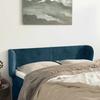 Exclusive House - Headboard with Ears Dark Blue 147x23x78/88 Cm Velvet