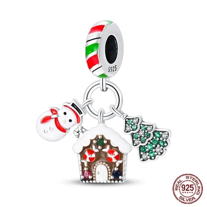 

copper Charm Bead Charms House Family Forever Love Pendants Christmas Charm Bead Charms Bead Compatible With Bangle Bracelets Do It Yourself Jewellery