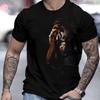 Summer Men's Tiger 3D Printed Pullover Loose Casual Round Neck Short Sleeved Shirt T-Shirts Men’s