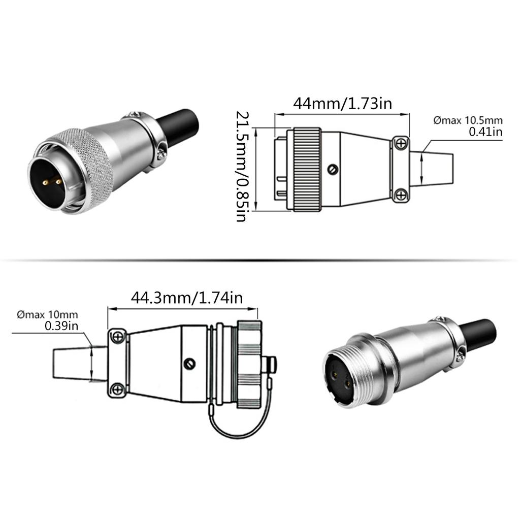 Aviation Circular Connector Female Plug Secure & Stable Aviation Connector Waterproof WS16 ZQ Female Suitable for WEIPU