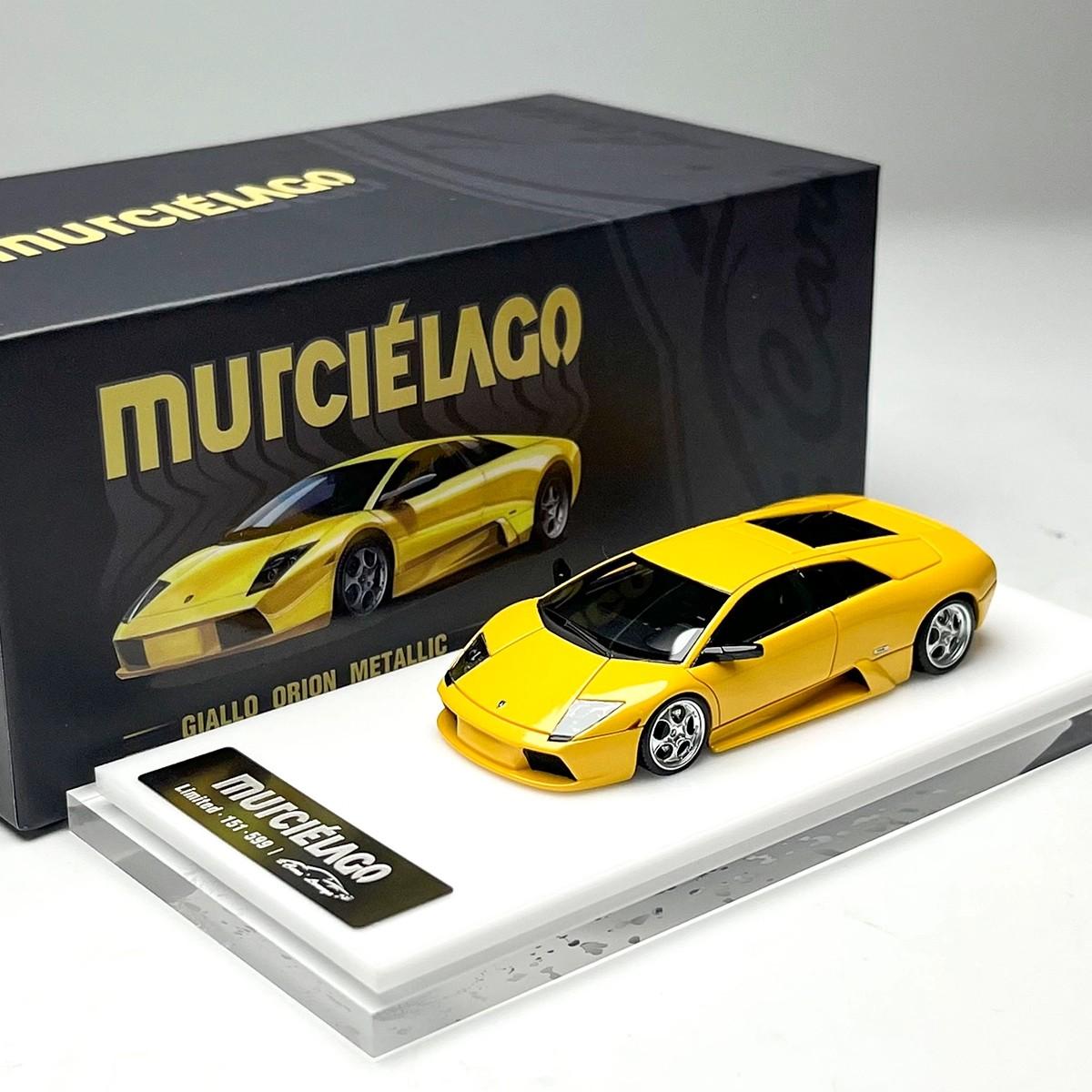 Nieuw op voorraad Cl Cars Lounge 1:64 Lamborghini Murielago Zilverkleurig Hars Model Miniatuur Model Eerste Generatie Auto Speelgoed Kinderen Cadeau