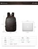 Crazy Horse Leather 14-Inch Retro Men's Backpack Laptop Bag