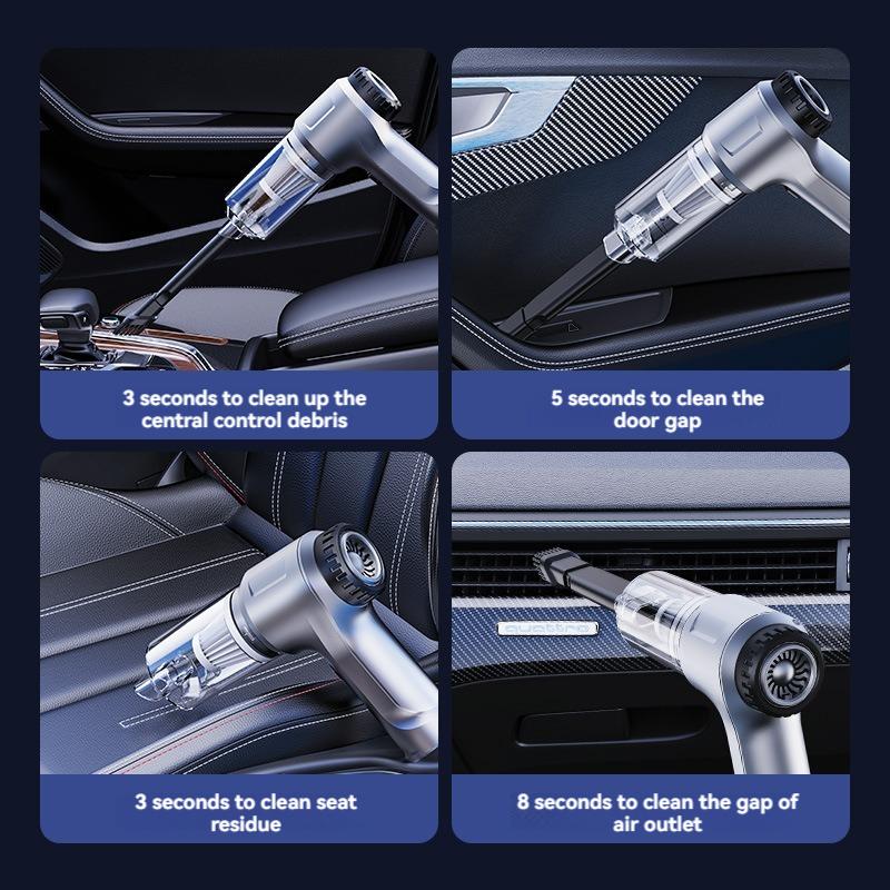 Car Vacuum Cleaner Dual-Purpose Strong Suction Dust Catcher Car Accessoire Wireless Handheld Mini Air Blower for Home Appliance