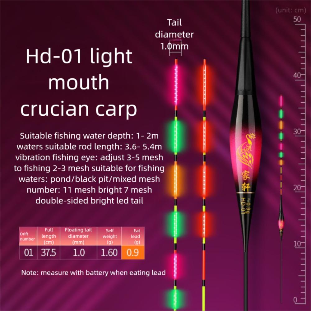 Slip Drift Tube Electronic Fishing Float Indicator Fishing Bobbers  Night Fishing