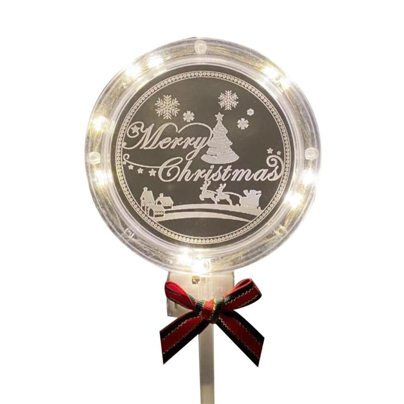 

Wedding Teachers Day Birthday Party Decorate Accessories LED Luminous Cake Decoration Gift Box Acrylic Decorative Lamp