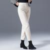 Calças Jeans Femininas de Cintura Alta Brancas Off-White Jeans Stretch Largas - Nova Chegada Primavera/Outono