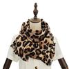 Printed Leopard Cashmere Scarf For Women Winter Shawl Windproof Protection Outdoor Keep Warm Scarves Wrap  210*80Cm
