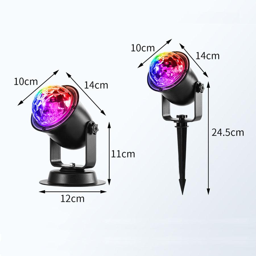 Outdoor Halloween Christmas Lights Projector Water Wave Projector Lamps Waterproof Ocean Ripple Projection Light with Remote