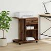 Printer Stand Uni Reclaimed Wood 60 x 40 x 68.5 cm Engineered Wood