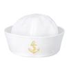 Gorra de Marinero Blanca Disfraz Gorras de Capitán Decoración Náutica para Mujeres Hombres Fiesta de Verano Halloween Actuación Sombreros Cosplay
