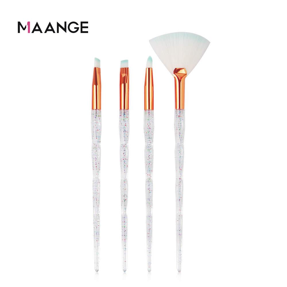 

4шт кисти для макияжа косметический инструмент набор кистей для теней для век косметические инструменты