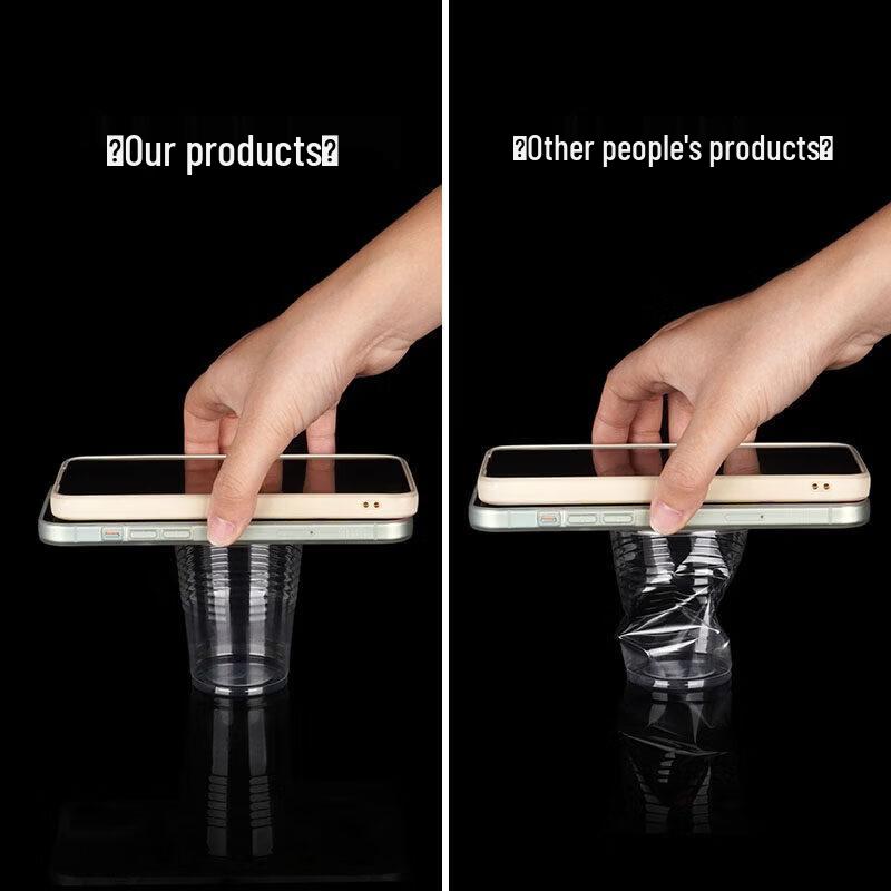 UOSO Thickened Transparent Disposable Plastic Cups
