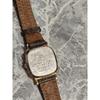 Used Working Item, SEIKO QUARTZ Ladies' Watch, Gold Dial, Vintage, Small, Leather Strap