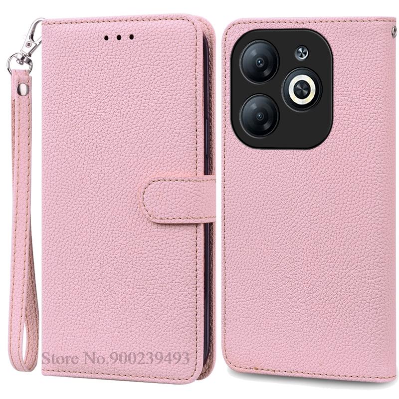 For Infinix Smart 8 / Smart 8 Pro Case Wallet Leather Flip Cover For Infinix Smart 8 Case 8 Plus X6525 X6525D X6525B Phone Cover
