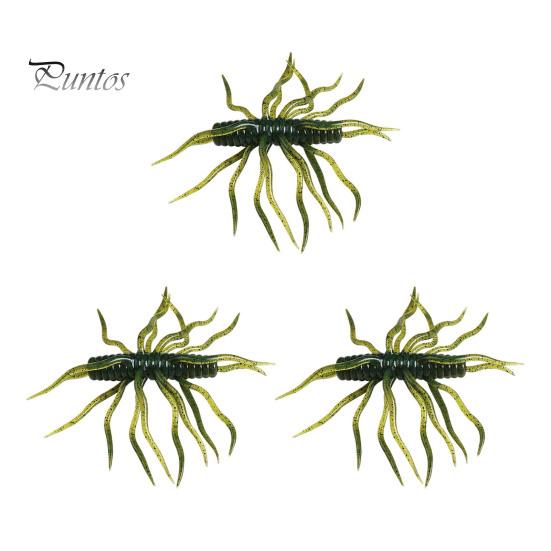 Topwater Bionic Bait 1/3/5Pcs 9.5cm/9g Floating Soft Lure with Multi-Tentacles, Realistic Fishing Baits Bait, Artificial Swimbait for Freshwater