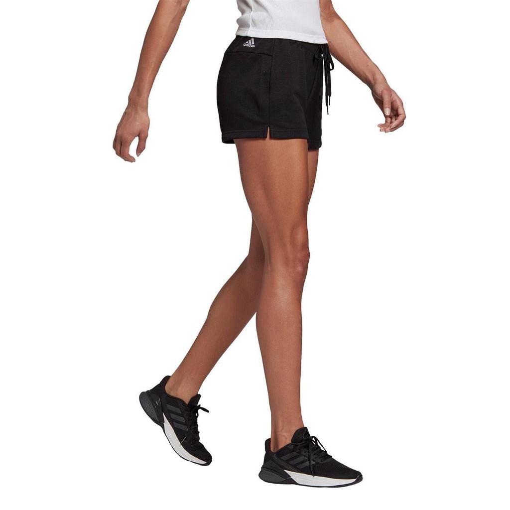 Adidas Womens/Ladies Cotton Logo Slim Shorts