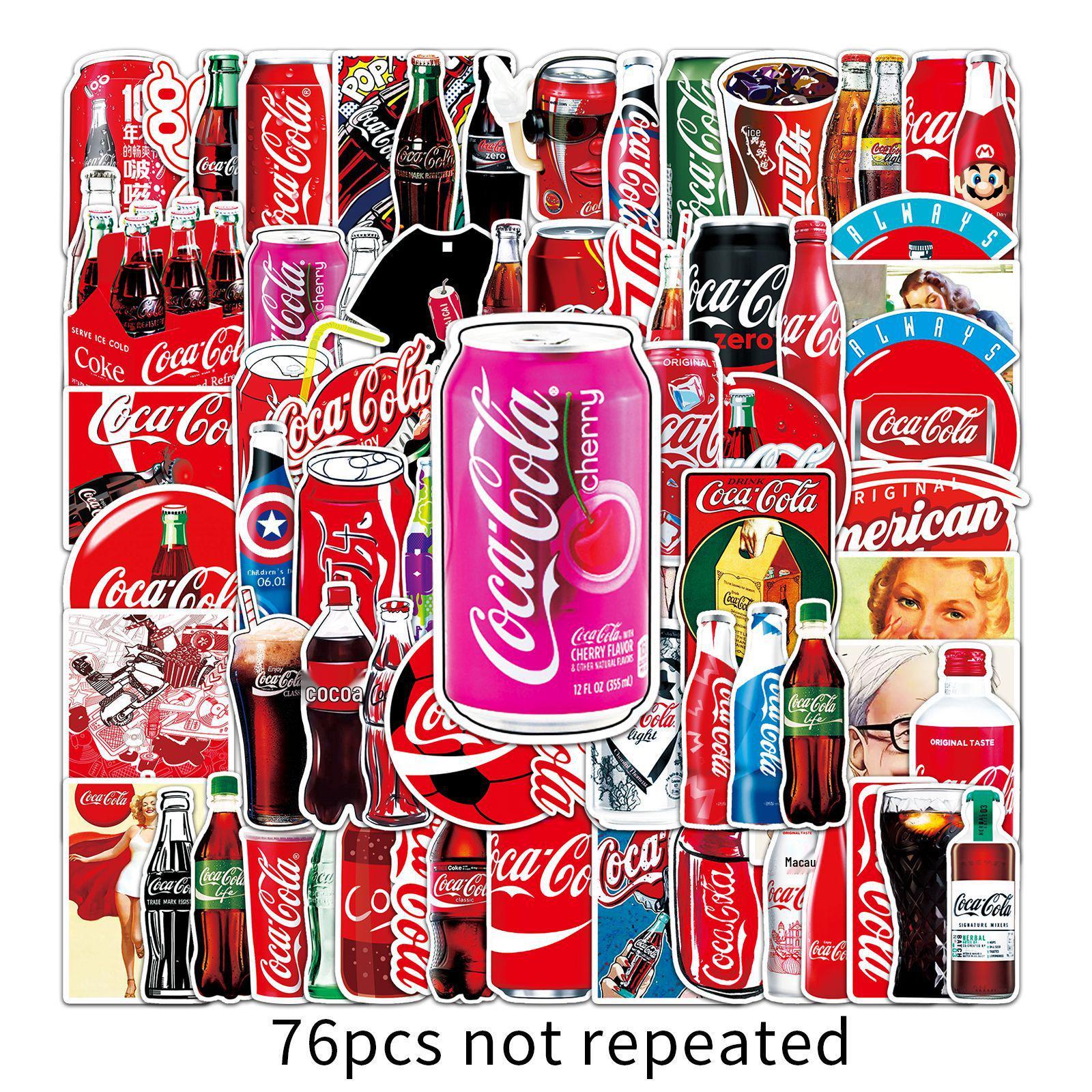 76 Trendy Graffiti Cartoon Waterproof Stickers for Notebooks, Computers, Bicycles & Cars