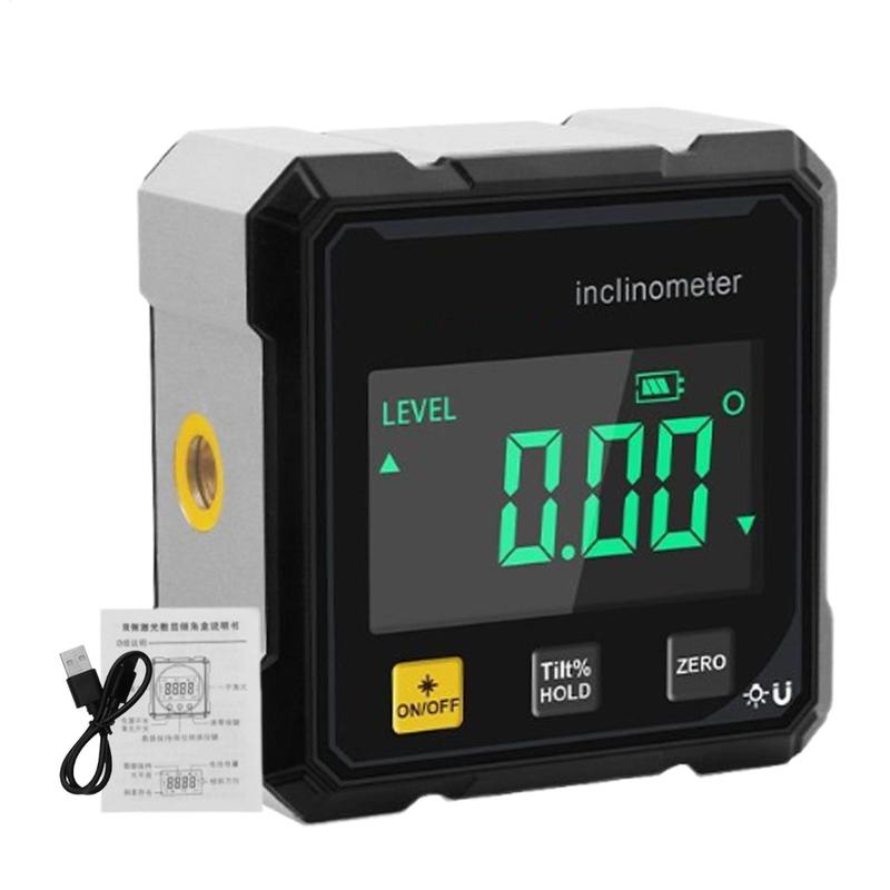Digital Angle Gauge Digital Degree Angle Finder Level Measuring Tool for Stud Miter Saw Compass Car Machinery Table Construction