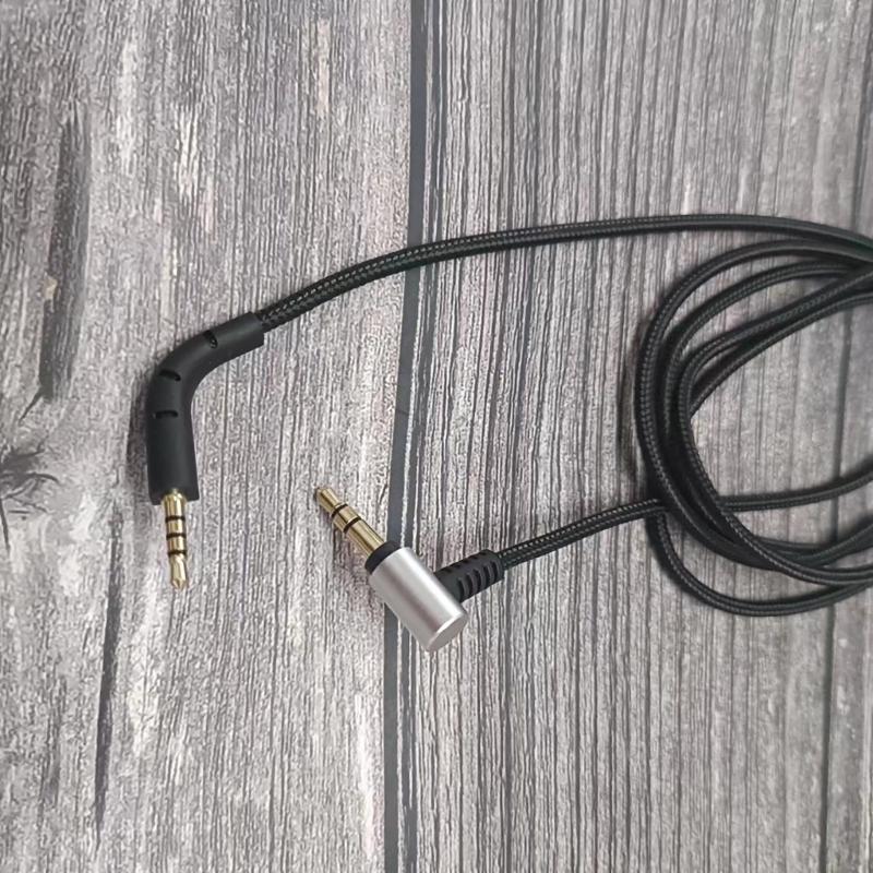 Gaming Headset Cable Replacement 3.5mm to 2.5mm Jacks Audios Cable for Bowers P7 Headphone Audios Cord Wire