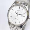 Used SEIKO Chronos Men's Watch Quartz Day-Date New Battery 459