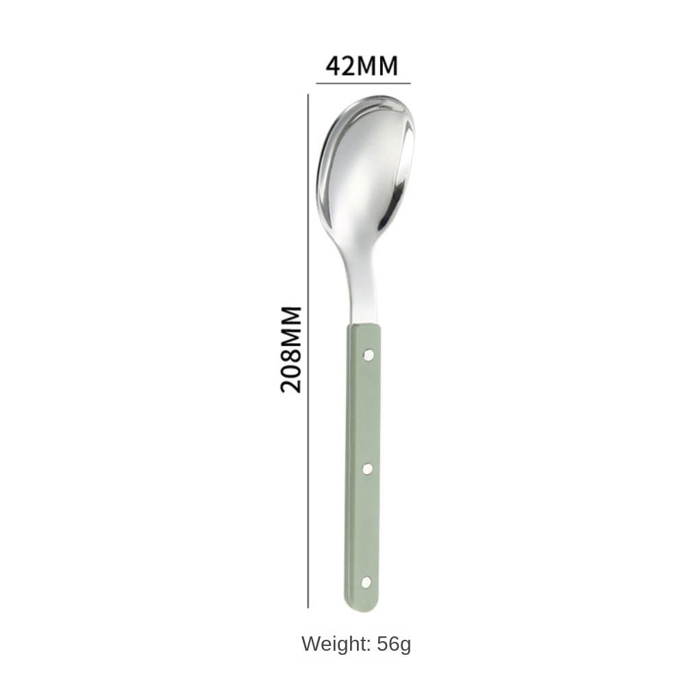High-quality Dessert Spoon Kitchen Utensils Cutlery Set Portable Dessert Fork